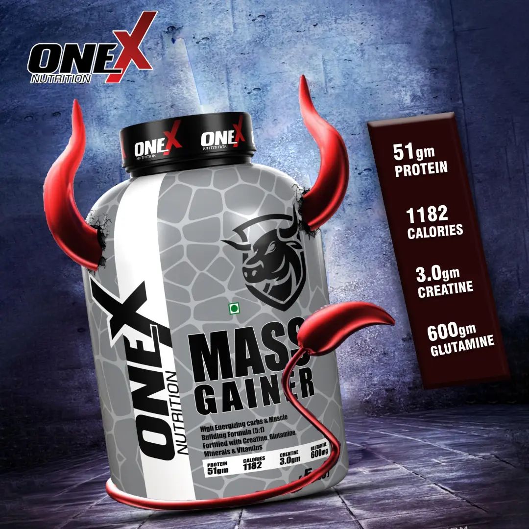 One-X Nutrition Mass Gainer: Build Muscle Mass and Gain Weight